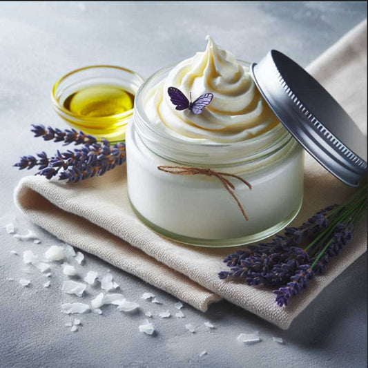 Lavender fragranced whipped hand & body butter