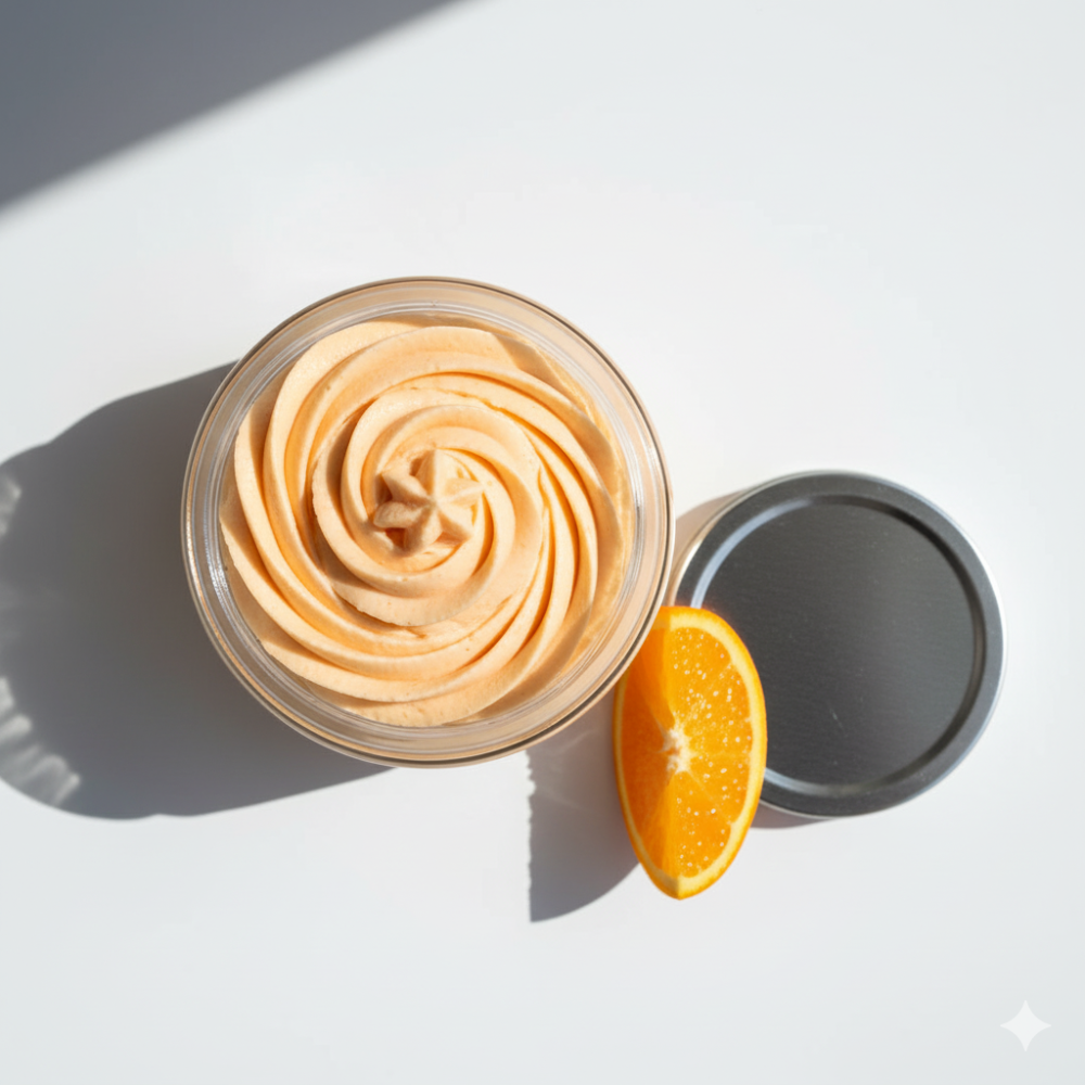 Applying Sweet Orange Body Butter to Skin – Original Skinn