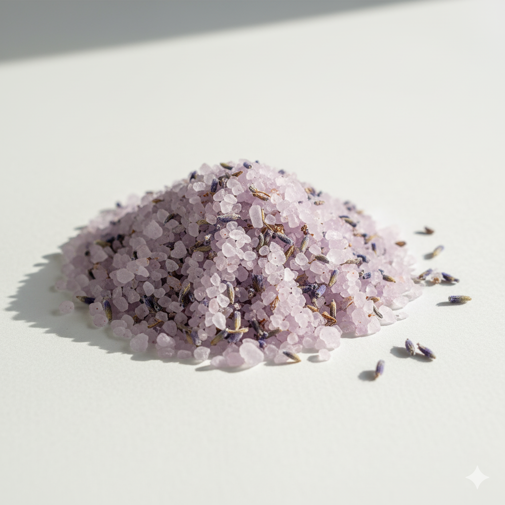 Natural Lavender Bath Salt Texture – Original Skinn