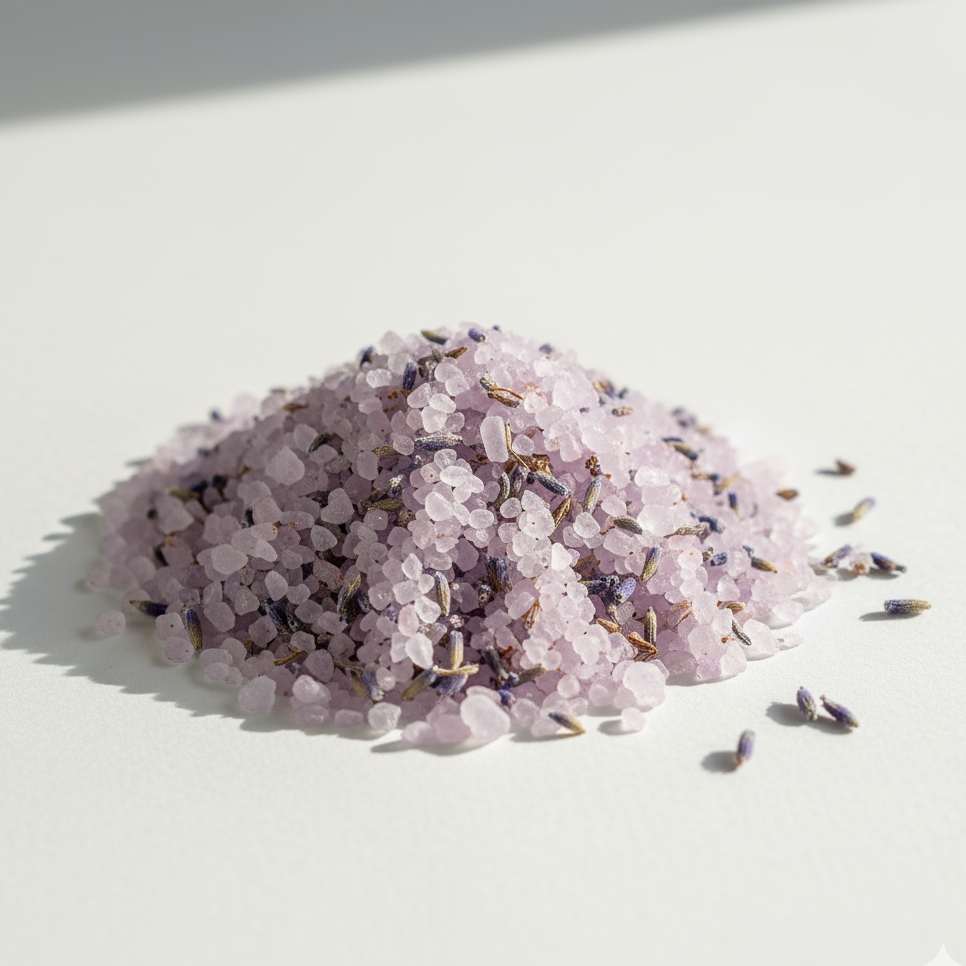 Natural Lavender Bath Salt Texture – Original Skinn