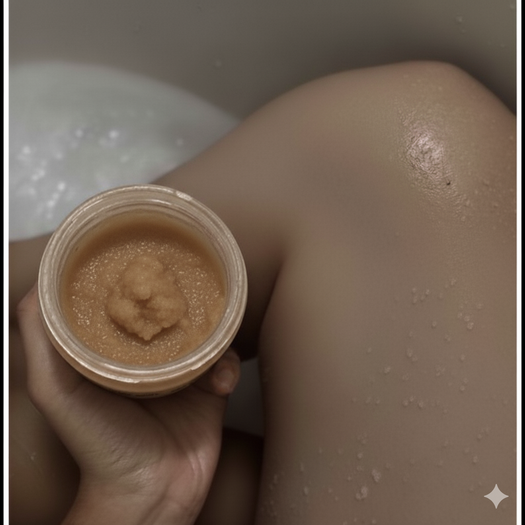 Spa at Home Vanilla Salt Scrub – Original Skinn