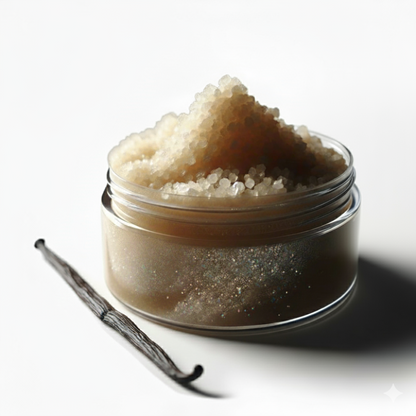 Vanilla Bliss Salt Scrub in Glass Jar – Original Skinn