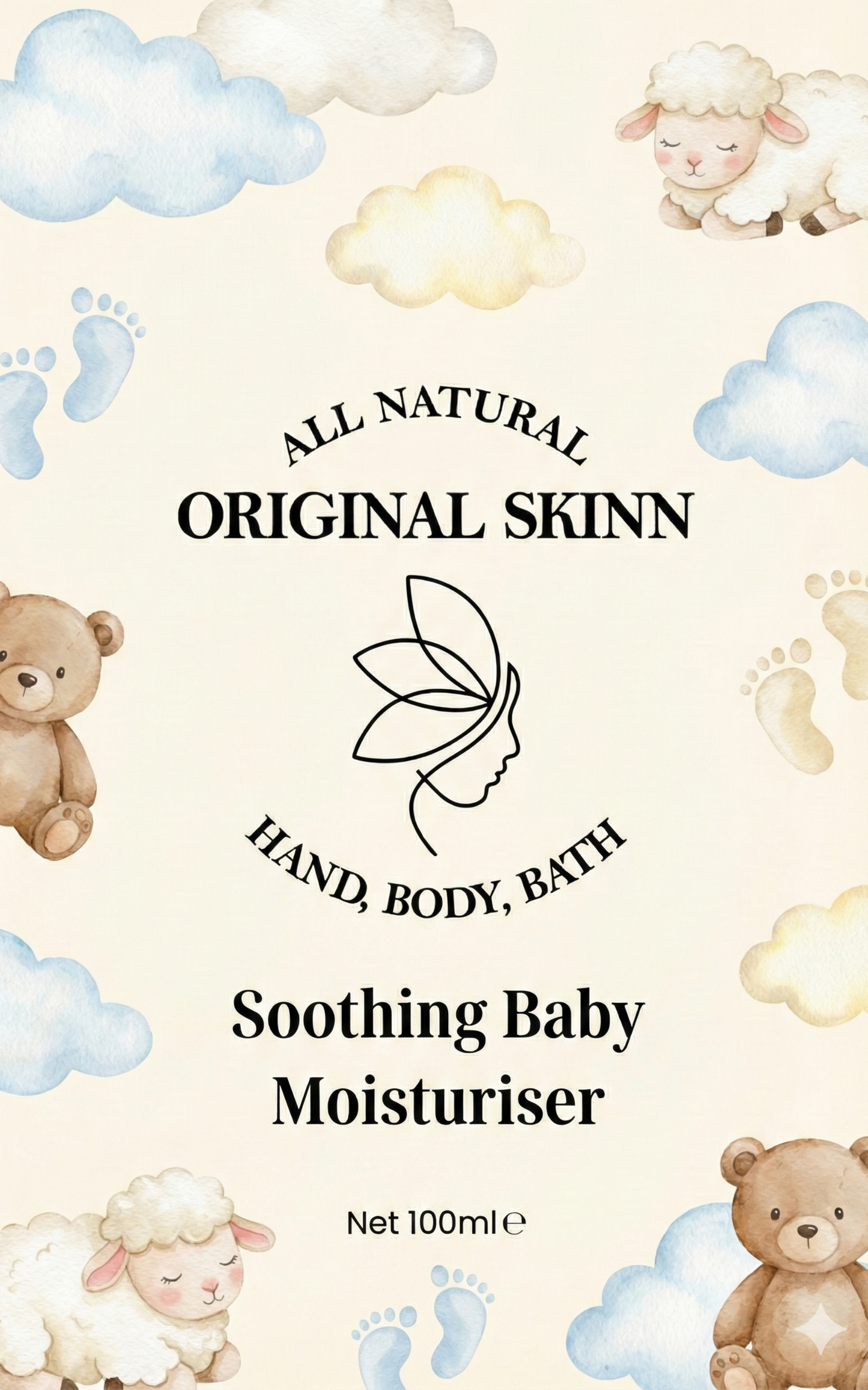 Soothing baby moisturiser for newborn and infant sensitive skin – Original Skinn