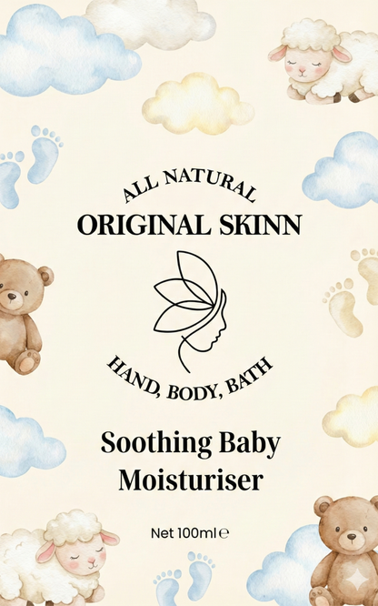 Soothing baby moisturiser for newborn and infant sensitive skin – Original Skinn