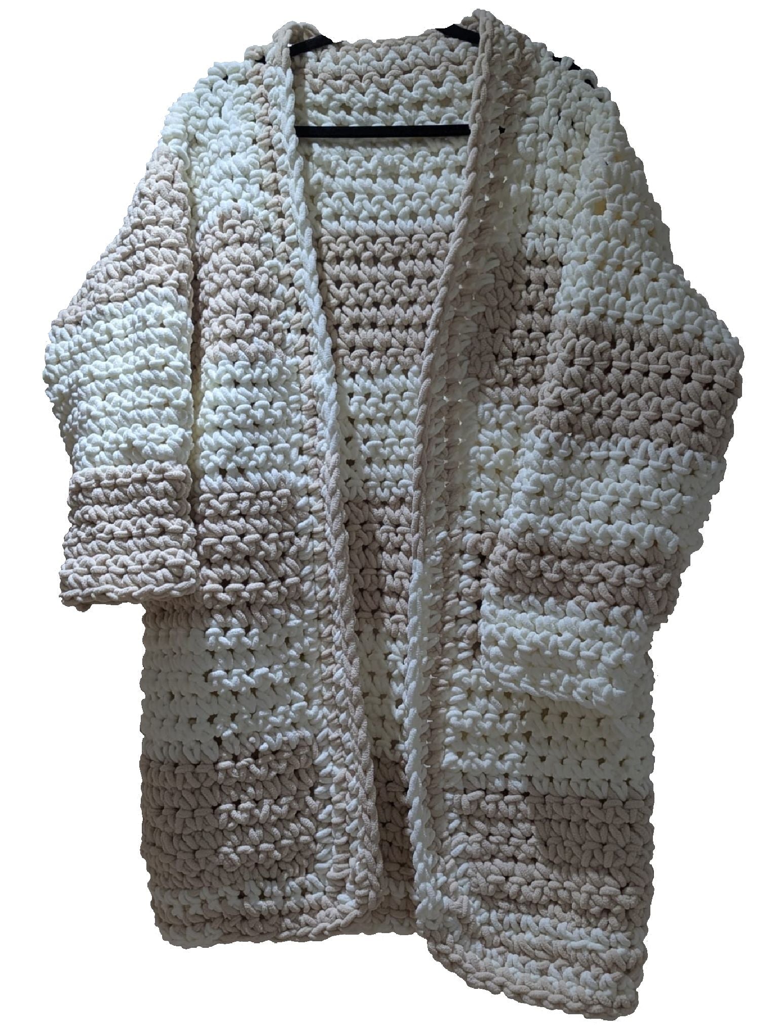 Creme and stone colour cardigan