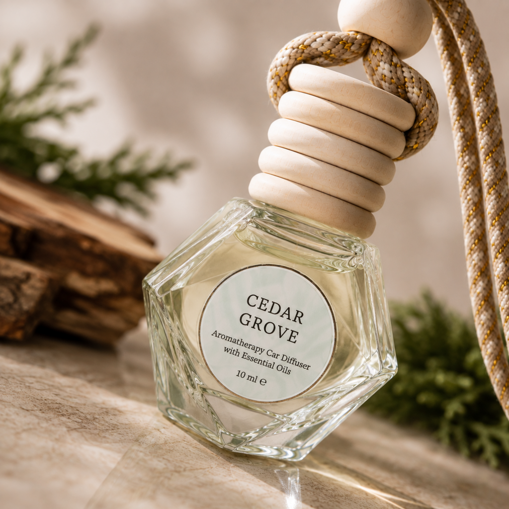 Aromatherapy Car Blend – Cedar Grove (Cedarwood & Bergamot)