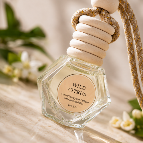 Aromatherapy Car Blend – Wild Citrus (May Chang, Patchouli & Ylang Ylang)