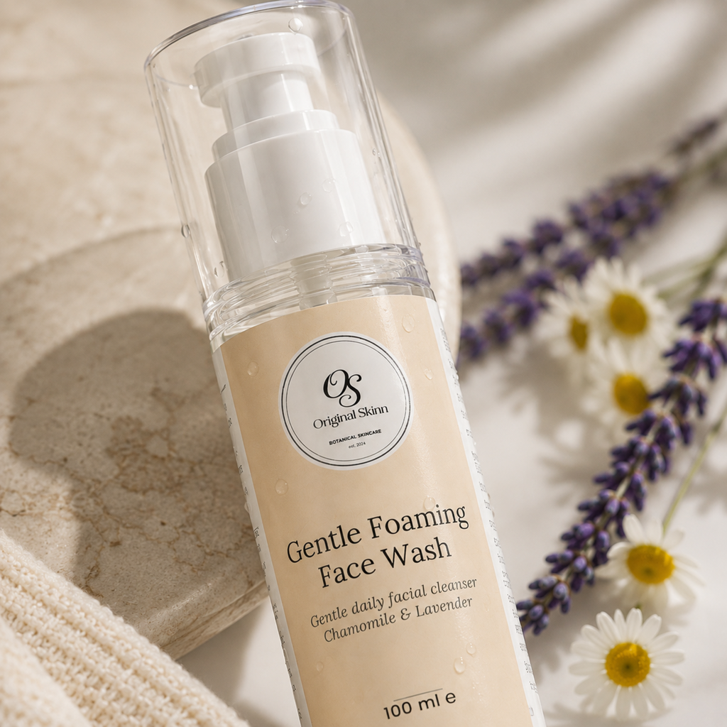 Gentle Foaming Face Wash – Chamomile & Lavender