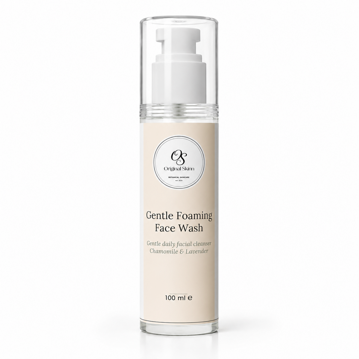 Gentle Foaming Face Wash – Chamomile & Lavender