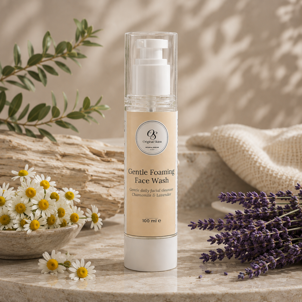 Gentle Foaming Face Wash – Chamomile & Lavender