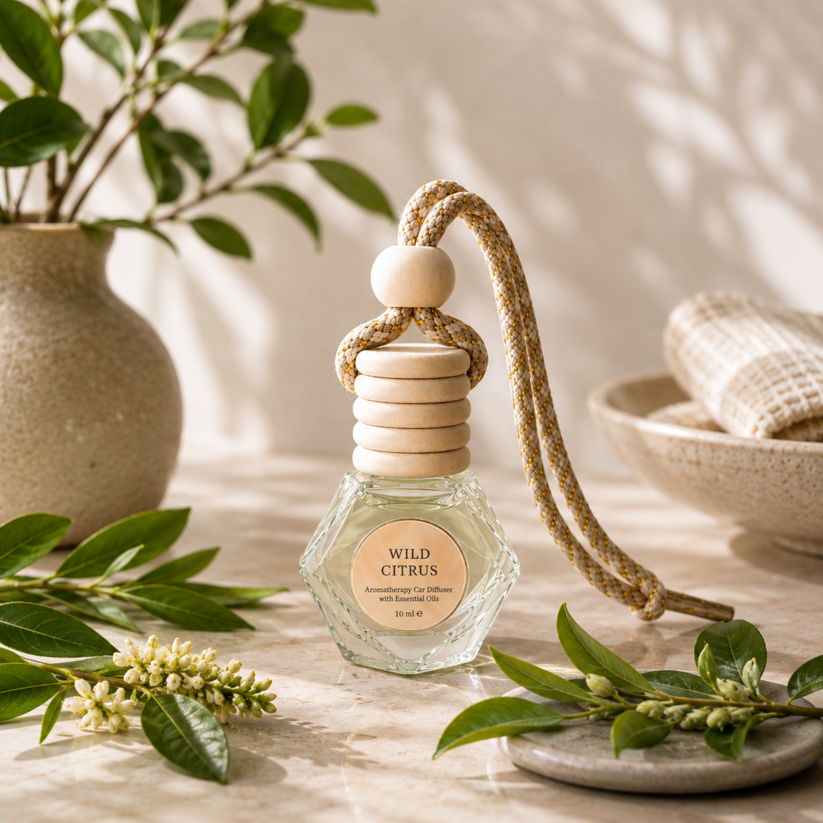 Aromatherapy Car Blend – Wild Citrus (May Chang, Patchouli & Ylang Ylang)
