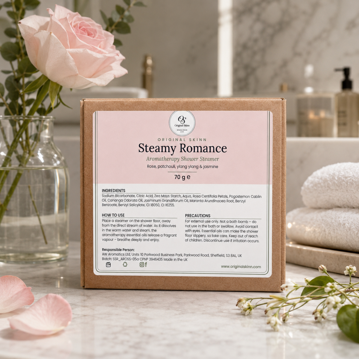 'Steamy Romance' Aromatherapy Shower Steamer