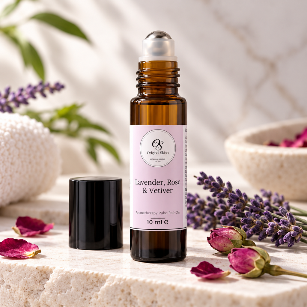 Lavender, Rose & Vetiver Aromatherapy Pulse Roll-On