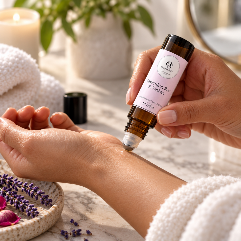Lavender, Rose & Vetiver Aromatherapy Pulse Roll-On