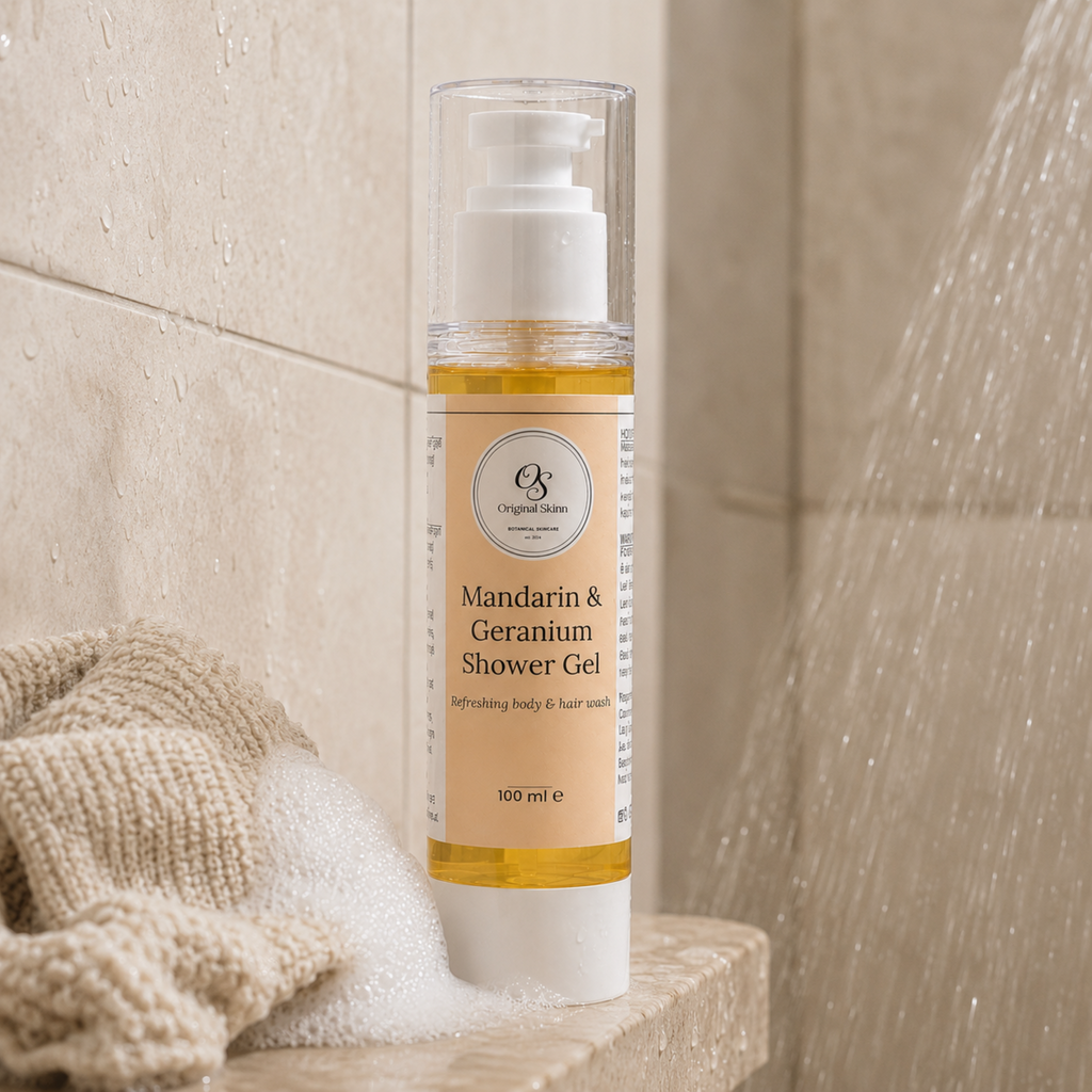 Mandarin & Geranium Shower Gel – Refreshing & Uplifting