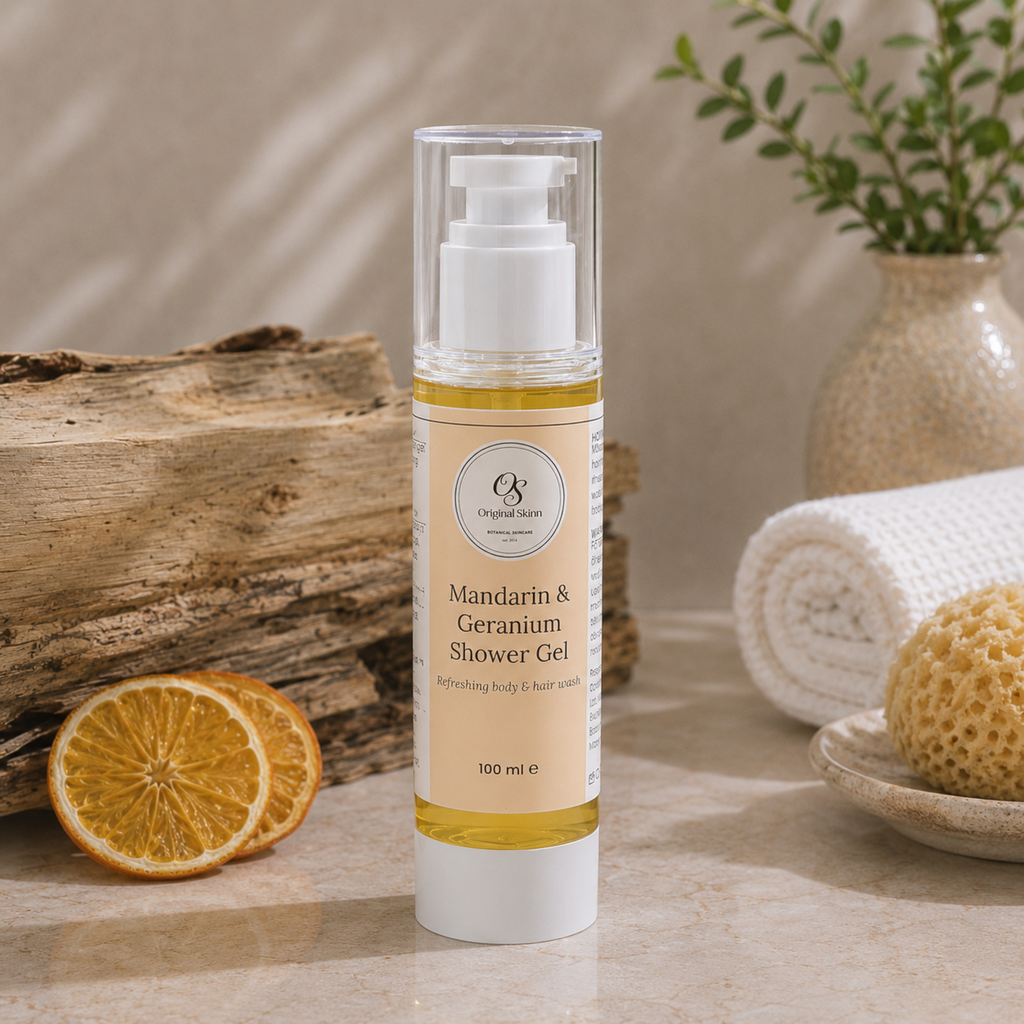 Mandarin & Geranium Shower Gel – Refreshing & Uplifting