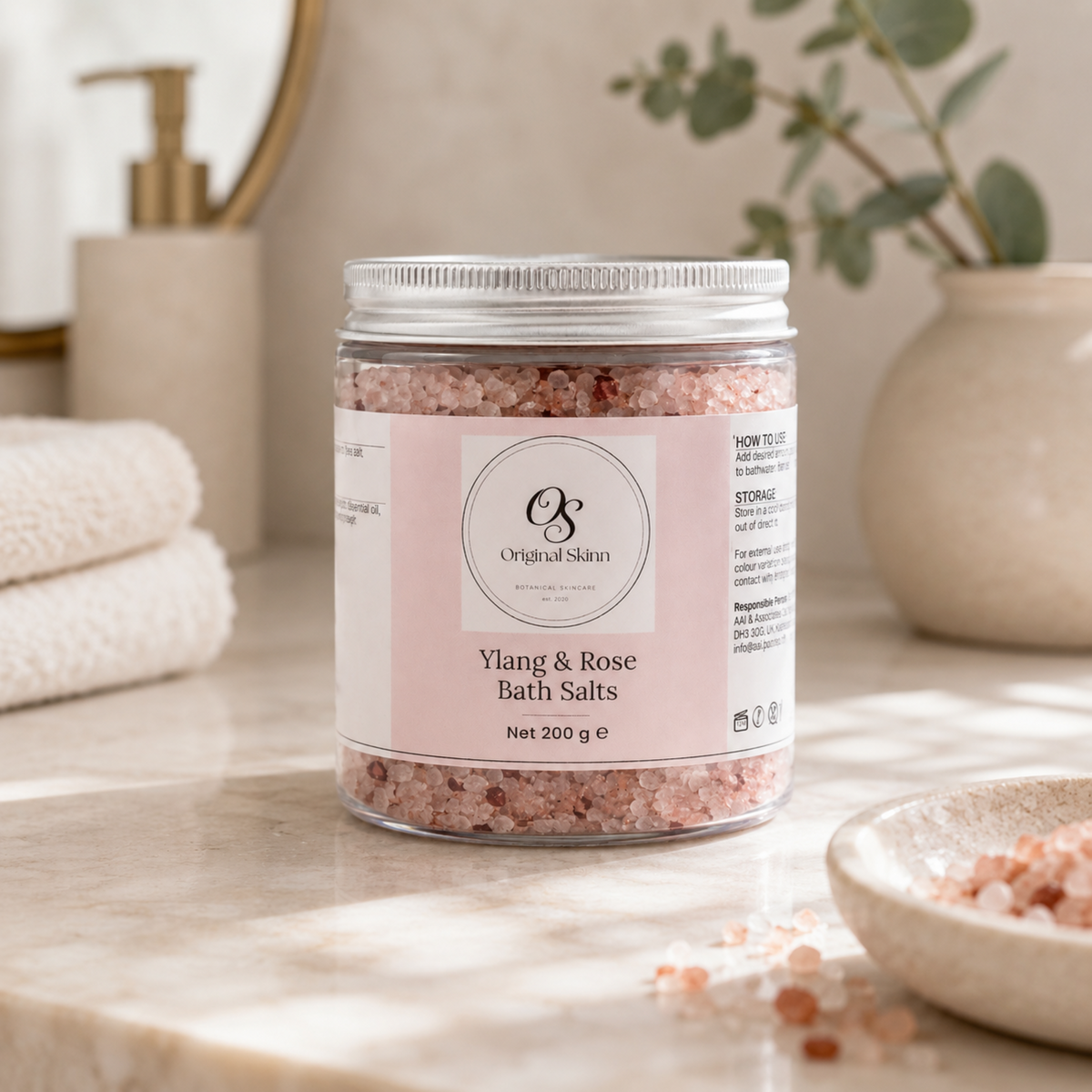 Ylang & Rose Bath Soak – Floral & Indulgent
