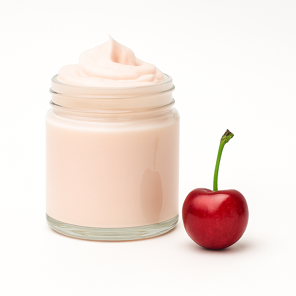 Applying Cherry Whipped Body Butter – Original Skinn
