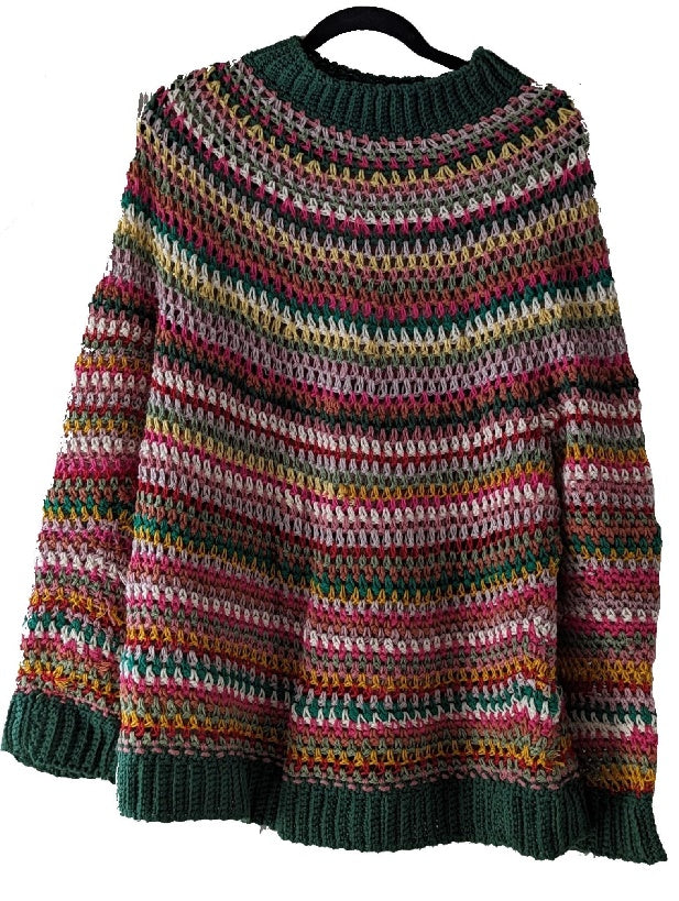 Colourful long sleeve sweater