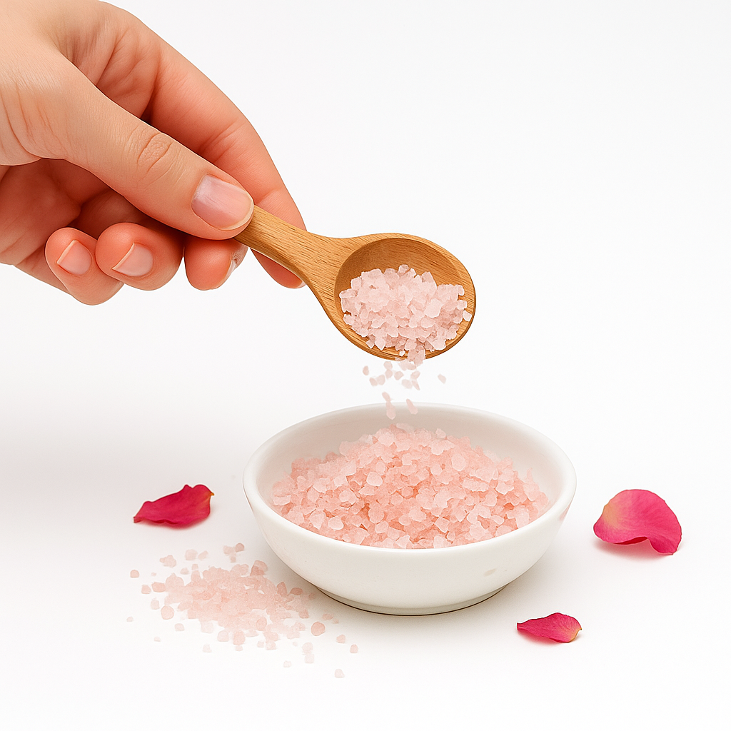 Natural Rose Bath Salt Texture – Original Skinn