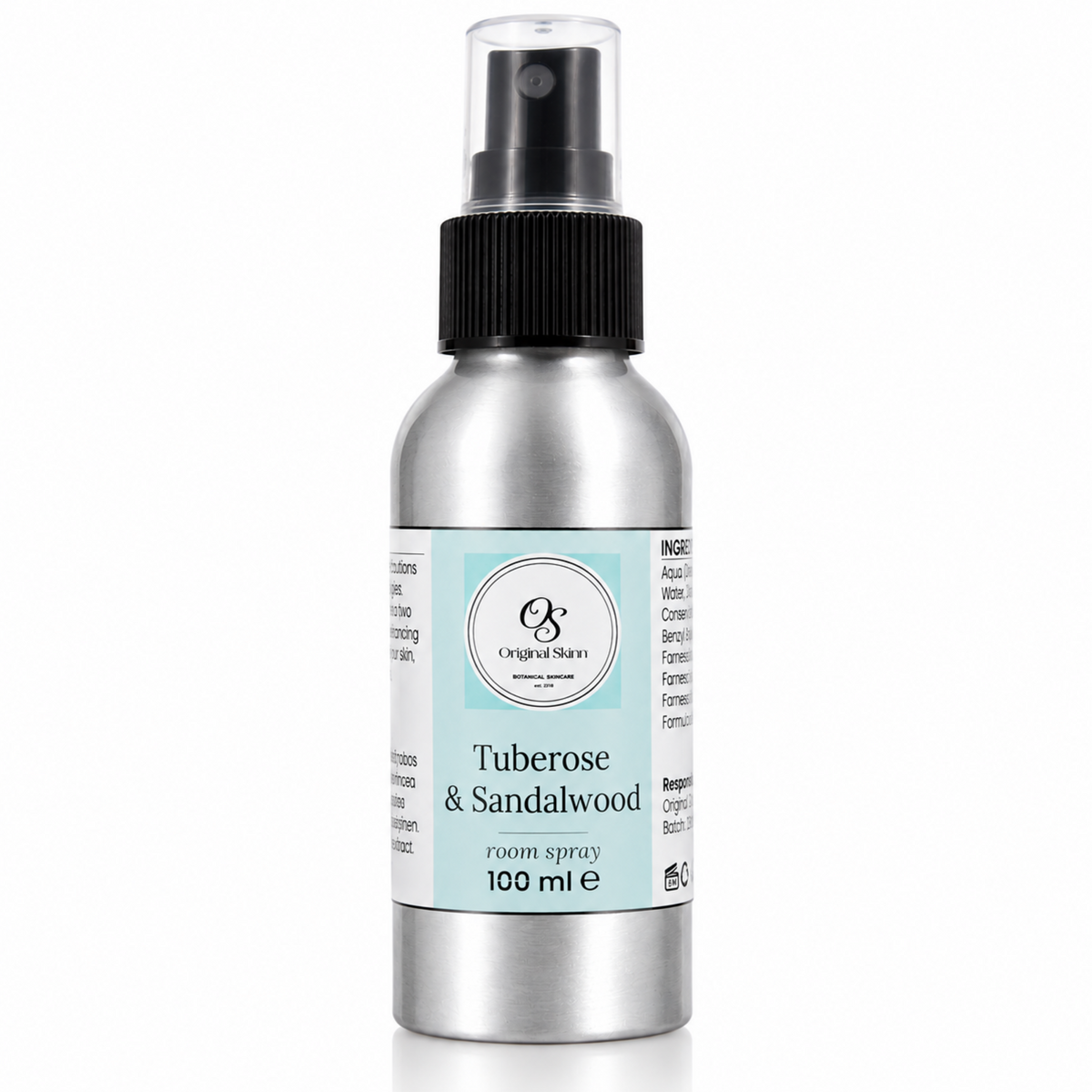 Tuberose & Sandalwood Room Spray with Essential Oils & Absolutes