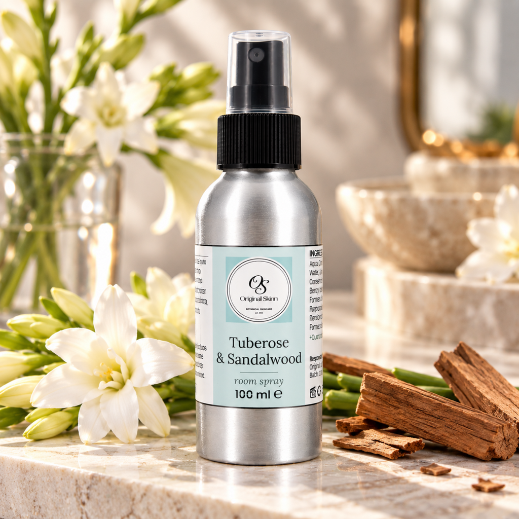 Tuberose & Sandalwood Room Spray with Essential Oils & Absolutes