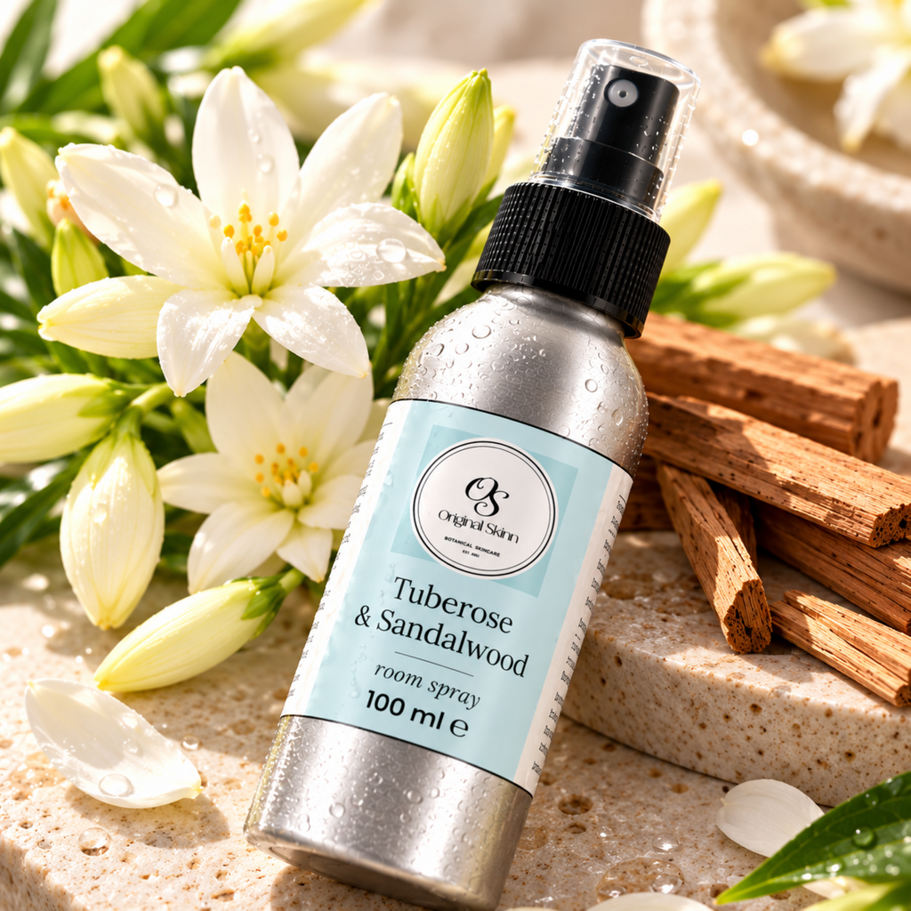 Tuberose & Sandalwood Room Spray with Essential Oils & Absolutes