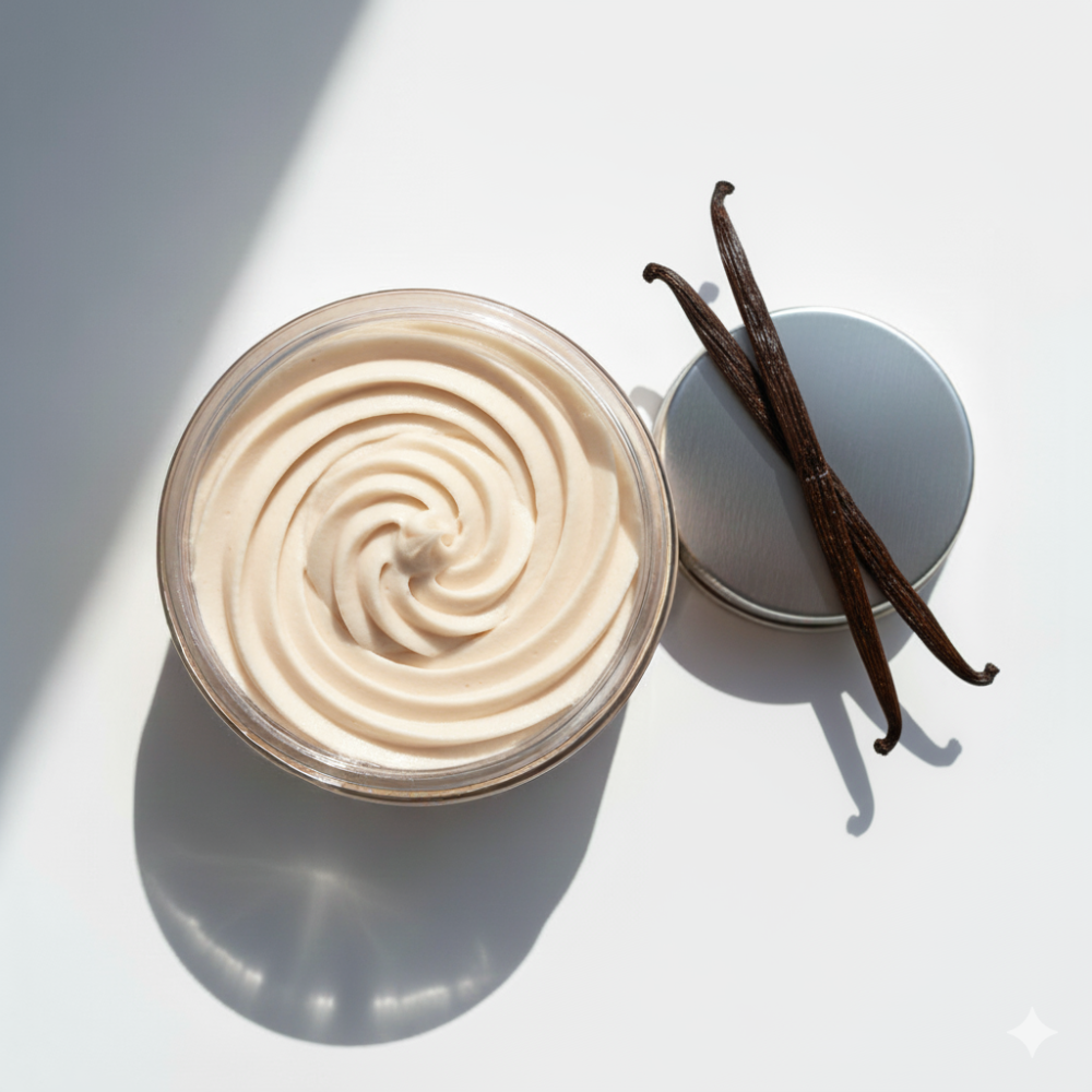 Vanilla Shea Whipped Body Butter in Glass Jar – Original Skinn