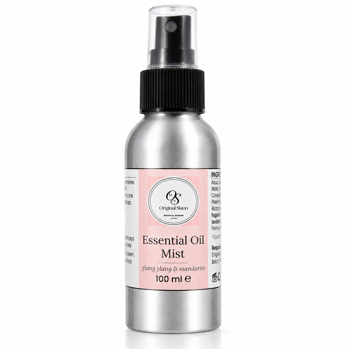 Ylang Ylang & Mandarin Essential Oil Mist Spray