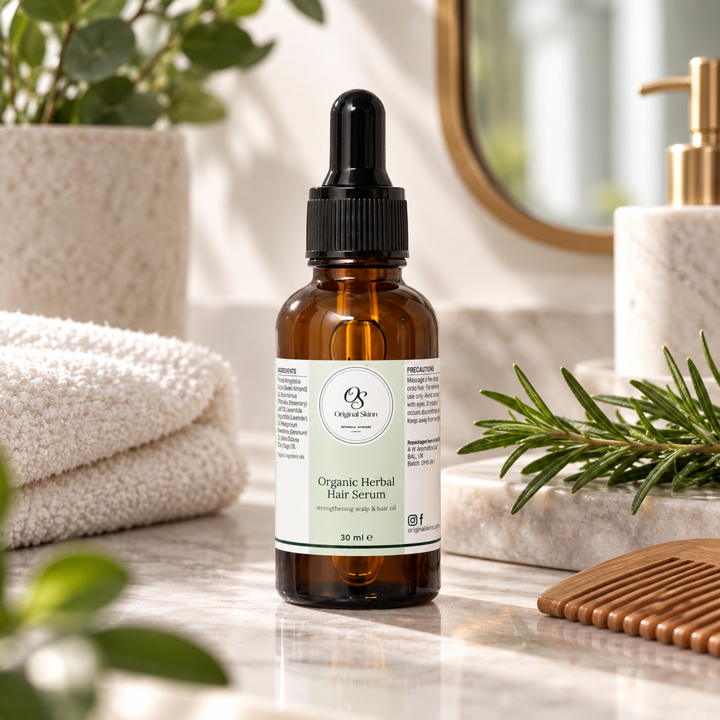 Organic Herbal Hair Serum – Rosemary Scalp & Hair Oil