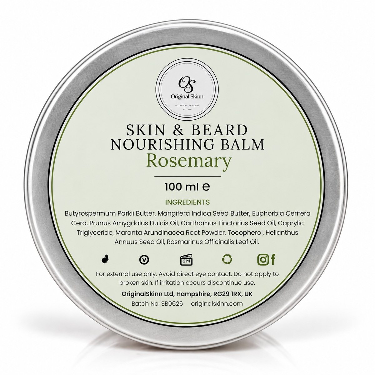 Rosemary Skin & Beard Nourishing Balm