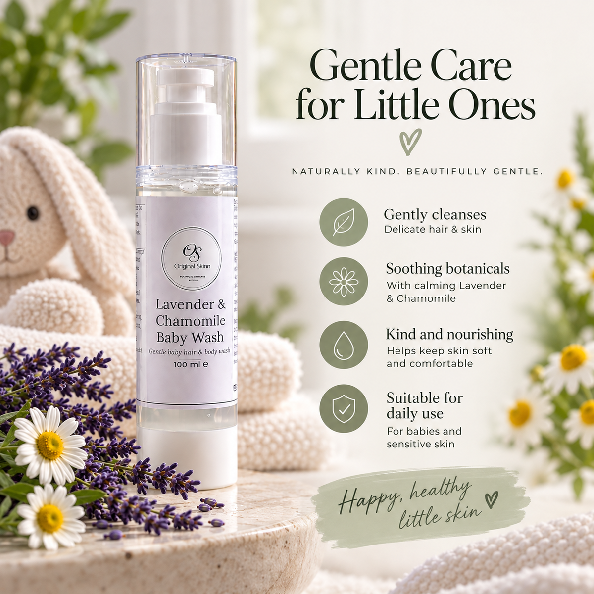 Organic Baby Moisturiser – Gentle & Nourishing