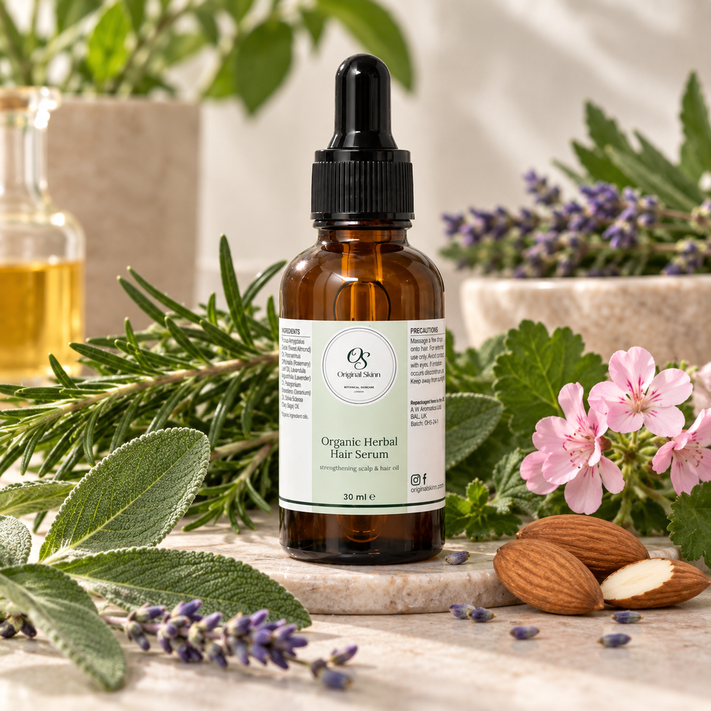 Organic Herbal Hair Serum – Rosemary Scalp & Hair Oil